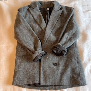 Oversized Double-Breasted Blazer
